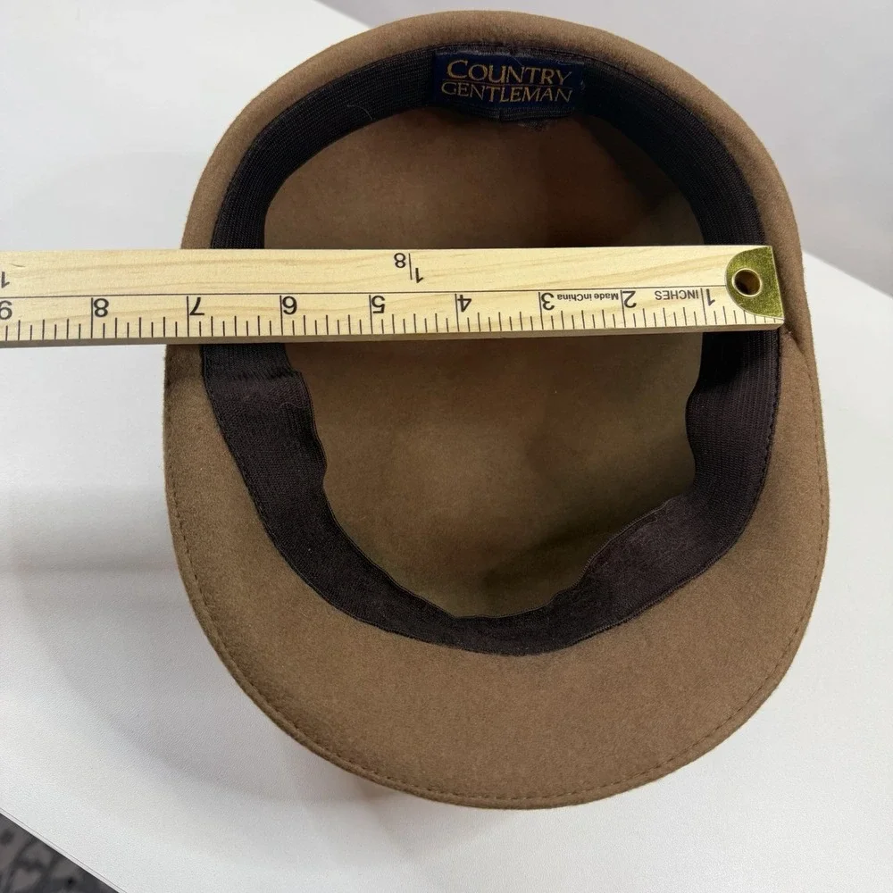 Country Gentleman Beret Hat Wool Camel